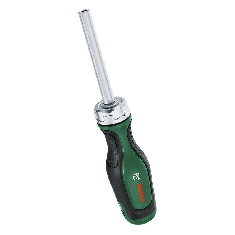 Bosch Ratchet Screwdriver with 12 bits